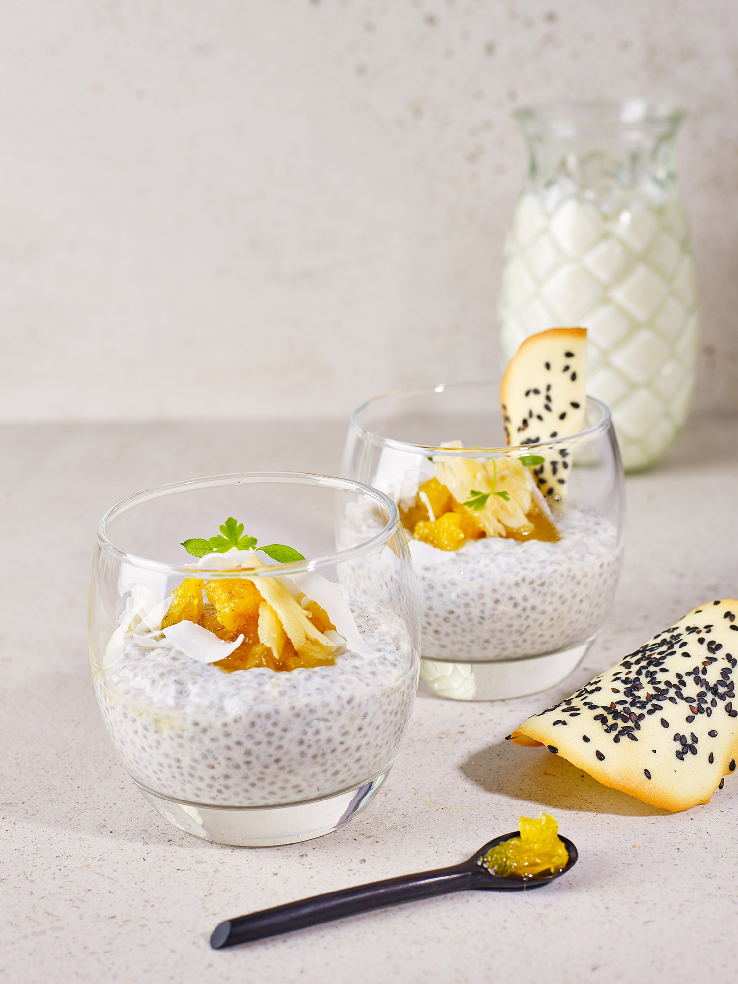 Kefir Coconut Lime Chia Seed Pudding | Blue Bay Kefir Recipes 